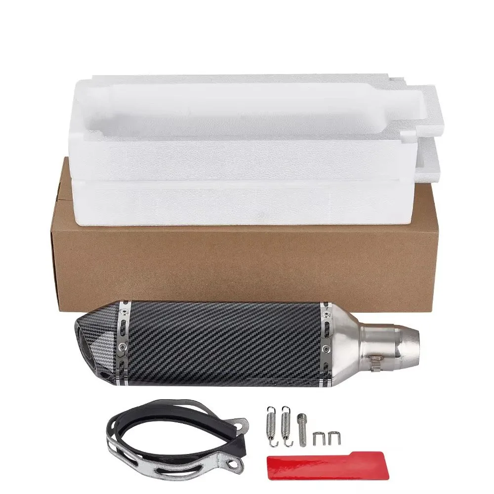 38-51mm Full Exhaust System Muffler Tailpipe Rear Pipe Universal Pipe with DB Killer 370mm
38-51mm Full Exhaust System Muffler Tailpipe Rear Pipe Universal Pipe with DB Killer 370mm