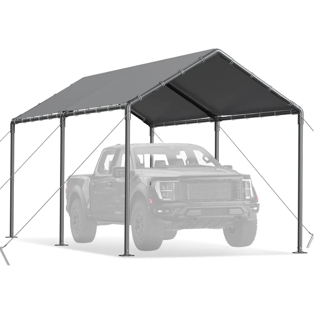 10x20ft Heavy Duty Canopy Storage Shed, Portable Garage Party Tent,Portable Garage(N/GY)
10x20ft Heavy Duty Canopy Storage Shed, Portable Garage Party Tent,Portable Garage(N/GY)
