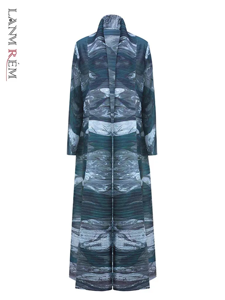 LANMREM Fashion Autumn Pleated Print Long Windbreaker Women Lapel Full Sleeve Lace-up Loose New 2024 Trench Coats 17G8264
LANMREM Fashion Autumn Pleated Print Long Windbreaker Women Lapel Full Sleeve Lace-up Loose New 2024 Trench Coats 17G8264