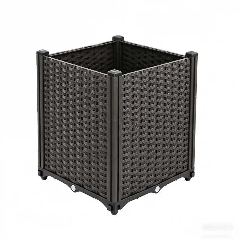 Extra Deep 1-Tier Plastic Planter Box 40x40x52cm Raised Garden Bed for Vegetables Flowers Herbs Balcony Patio Outdoor Planting P
Extra Deep 1-Tier Plastic Planter Box 40x40x52cm Raised Garden Bed for Vegetables Flowers Herbs Balcony Patio Outdoor Planting P