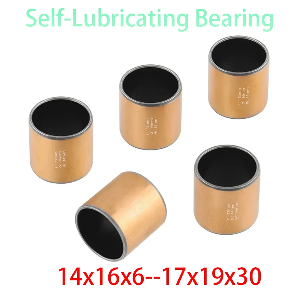 10PCS Inner 14 15 16 17mm SF-1 Oil-free Bushing Self-lubricating Copper Bushing Guide Bushing LFB Composite Bearing
10PCS Inner 14 15 16 17mm SF-1 Oil-free Bushing Self-lubricating Copper Bushing Guide Bushing LFB Composite Bearing