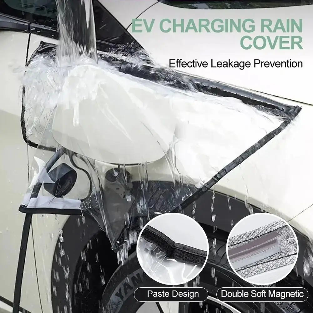 Electric Vehicle Charger Port Rainproof Cover Electric Car Charger Plug Cover Waterproof PVC With Magnetic Stripe For All E Q8E6
Electric Vehicle Charger Port Rainproof Cover Electric Car Charger Plug Cover Waterproof PVC With Magnetic Stripe For All E Q8E6