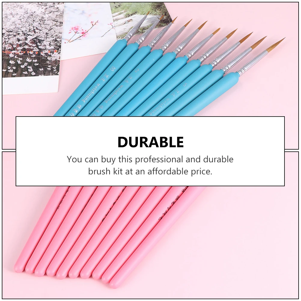 9 Pcs Pen Miniature Paint Hook Line School Painting Brush School Liner Durable Wooden H Art Supplies
9 Pcs Pen Miniature Paint Hook Line School Painting Brush School Liner Durable Wooden H Art Supplies
