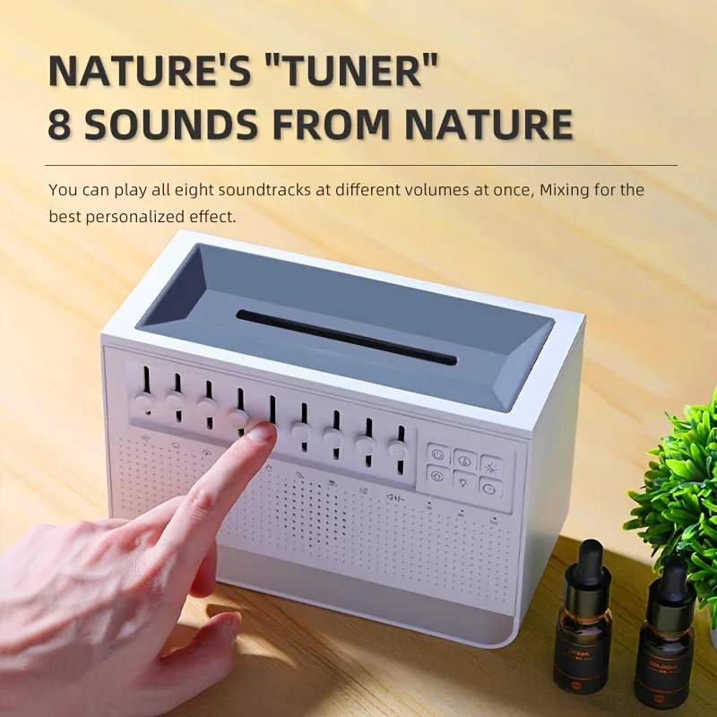 Ultimate Diffuser - Soothing White Noise, Ultra-Fine Water Mist Humidification, Built-in Speaker - Perfect Gift for Christmas,
Ultimate Diffuser - Soothing White Noise, Ultra-Fine Water Mist Humidification, Built-in Speaker - Perfect Gift for Christmas,