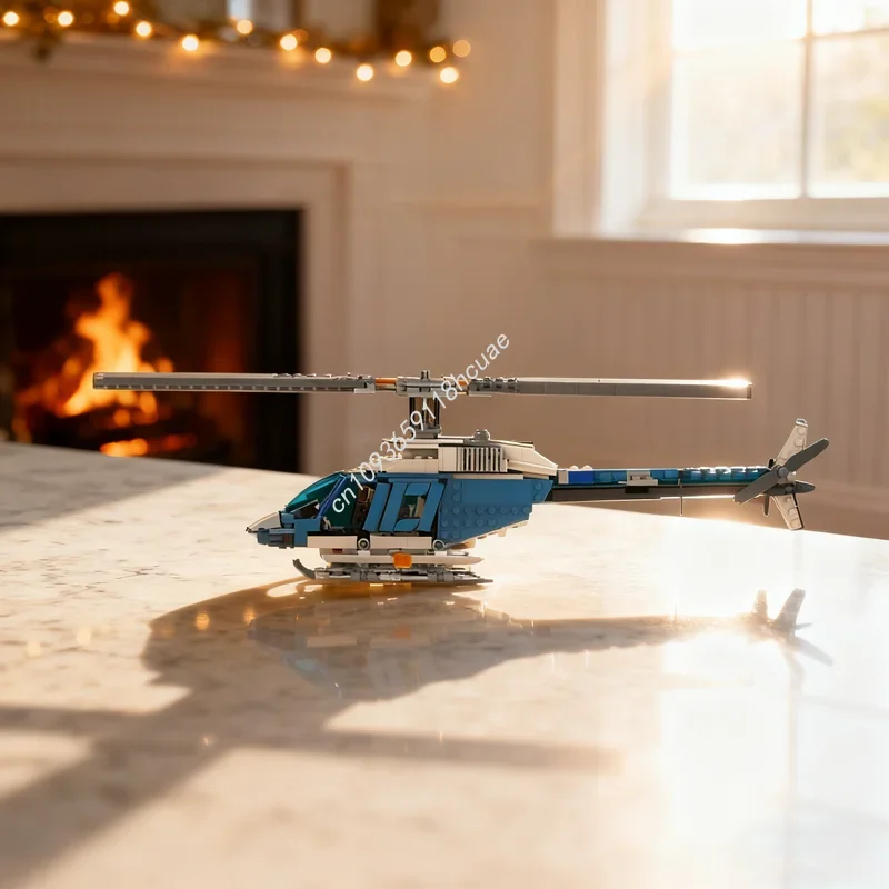 448 деталей MOC Bell JetRanger, новая модель для сборки, конструктор, развивающие игрушки, обучающие кубики, рождественские подарки, подарки на день рождения для детей
448 деталей MOC Bell JetRanger, новая модель для сборки, конструктор, развивающие игрушки, обучающие кубики, рождественские подарки, подарки на день рождения для детей