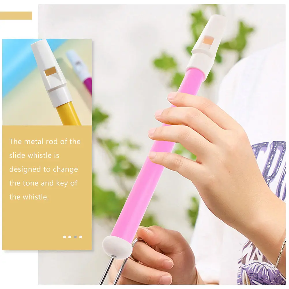 2Pcs Slide Whistle Musical Instrument Creative Push Pull Flute for Kids Music Plaything Early Education and Stress Relief
2Pcs Slide Whistle Musical Instrument Creative Push Pull Flute for Kids Music Plaything Early Education and Stress Relief