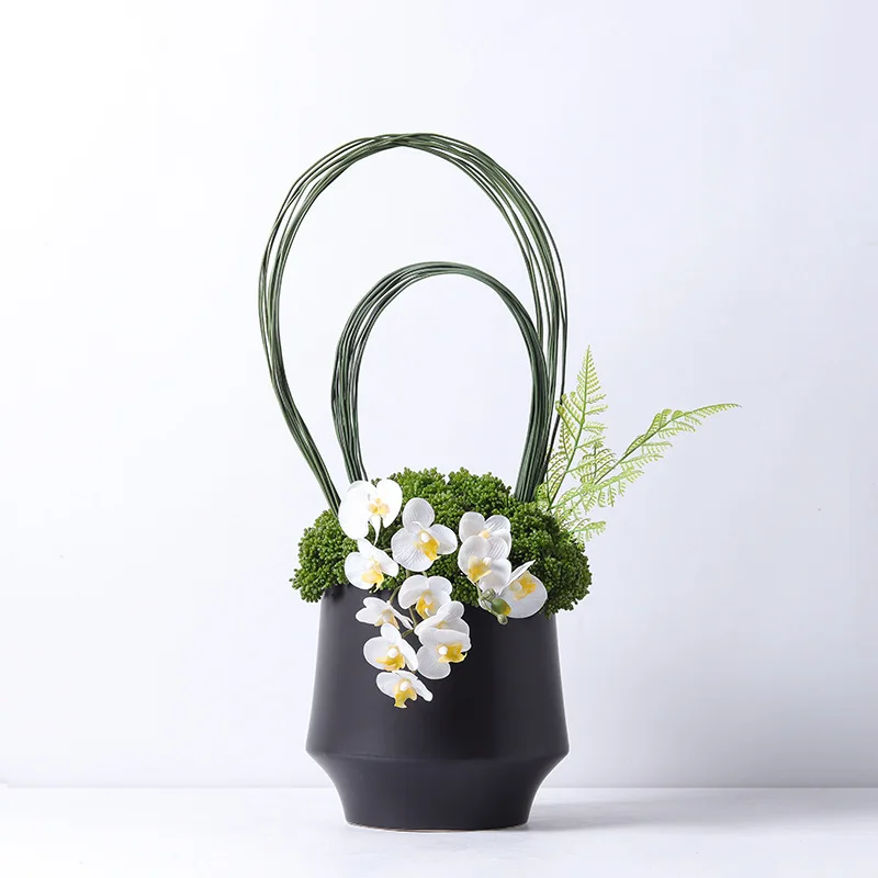 New Chinese style high-end simulated floral flower decoration Phalaenopsis orchid ornaments entrance flower table display
New Chinese style high-end simulated floral flower decoration Phalaenopsis orchid ornaments entrance flower table display