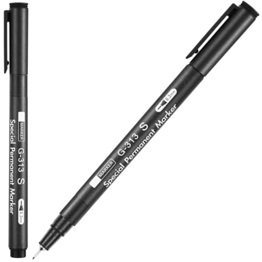 2 Photo Pen, 0.3 mm Photo Marker for Slick Surface Writing Permanent Marker, Waterproof, Quick Drying, No Penetration, Suitable
2 Photo Pen, 0.3 mm Photo Marker for Slick Surface Writing Permanent Marker, Waterproof, Quick Drying, No Penetration, Suitable