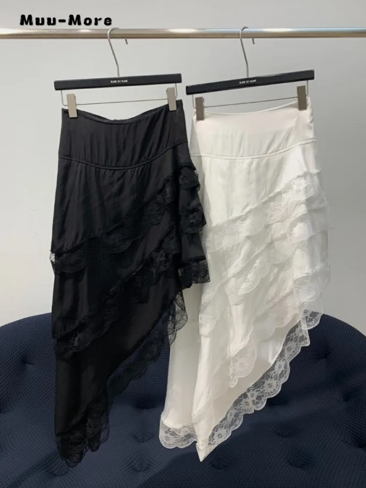 2024 Summer Koeaen Elegant Solid Color Mid Long Lace Skirts Women's Casual Sexy Style High Waist Solid Color Slim Fit Sexy Skirt
2024 Summer Koeaen Elegant Solid Color Mid Long Lace Skirts Women's Casual Sexy Style High Waist Solid Color Slim Fit Sexy Skirt