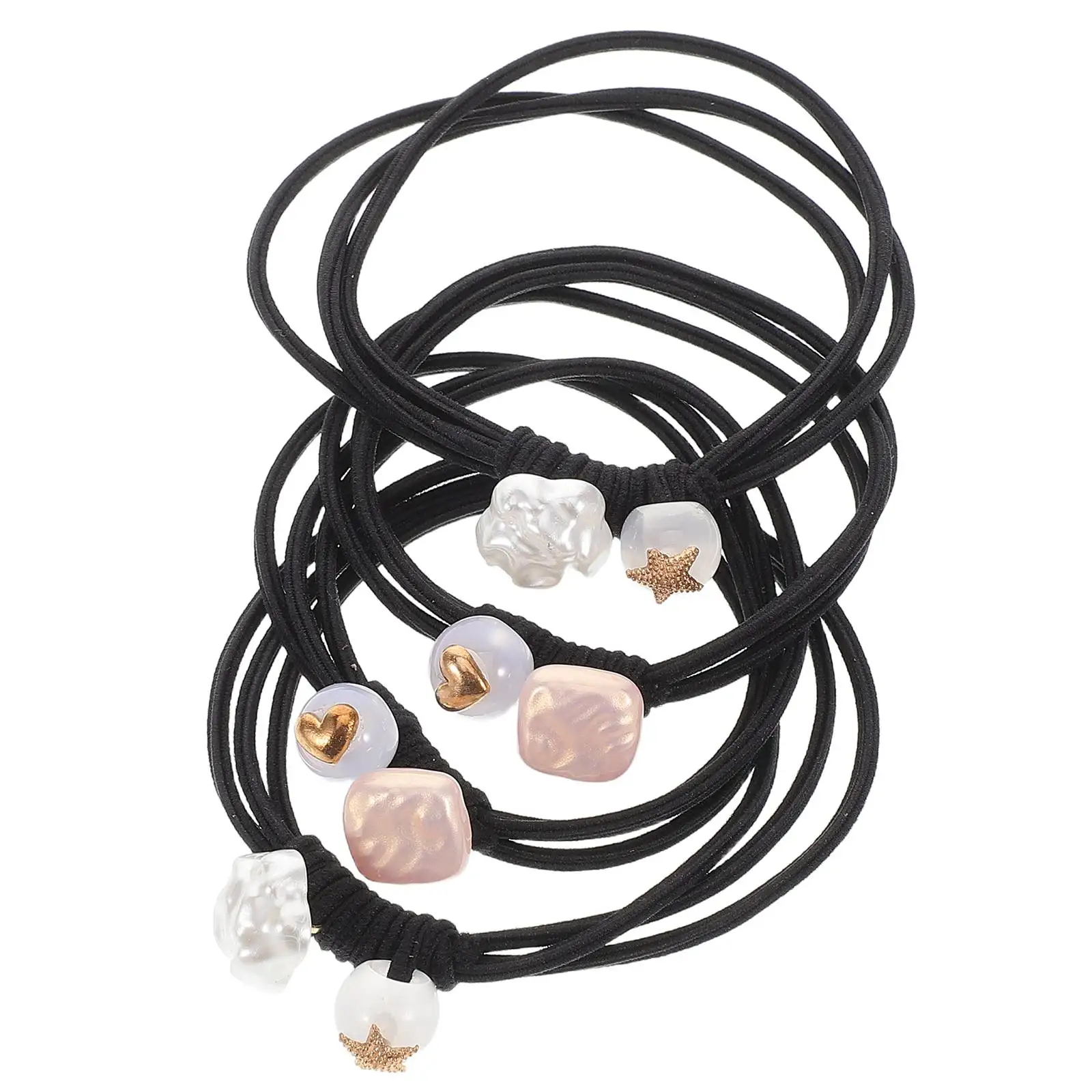 4 Pcs Hair Ties Elastic Braided Ropes Ponytail Holder Thick Durable Polyester Fiber Gentle Hair
4 Pcs Hair Ties Elastic Braided Ropes Ponytail Holder Thick Durable Polyester Fiber Gentle Hair