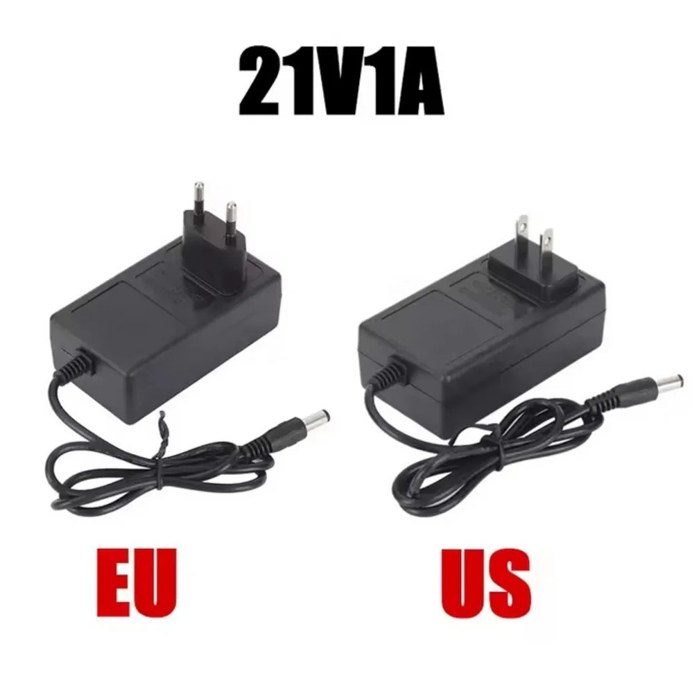 Lithium Battery Charger 21V 2A with DC 5 5mm Power Adapter Compatible for 18V 21V Lithium Batteries 24W Wall Charger
Lithium Battery Charger 21V 2A with DC 5 5mm Power Adapter Compatible for 18V 21V Lithium Batteries 24W Wall Charger