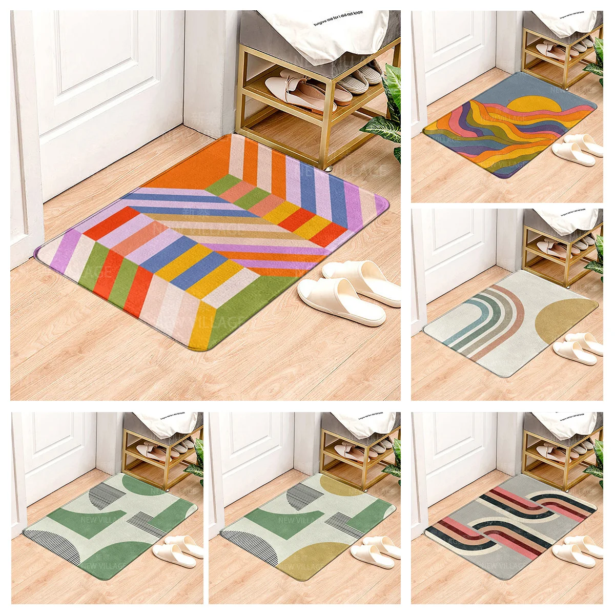 Minimalist ins Style Abstract Door Mat Home Shop General Cafe Bar Entrance Floor Mat Decoration Non-Slip Entry Mat
Minimalist ins Style Abstract Door Mat Home Shop General Cafe Bar Entrance Floor Mat Decoration Non-Slip Entry Mat