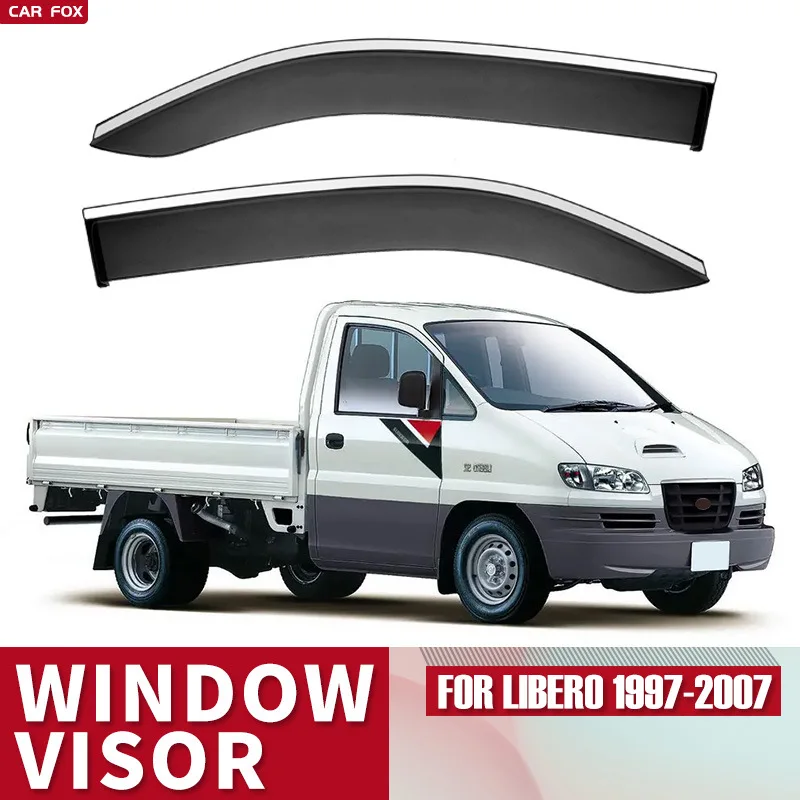 For HYUNDAI Libero pickup 1997-2007 Car Window Visor Awning Shelters Windshield Side Window Rain Sun Shade Car Styling
For HYUNDAI Libero pickup 1997-2007 Car Window Visor Awning Shelters Windshield Side Window Rain Sun Shade Car Styling