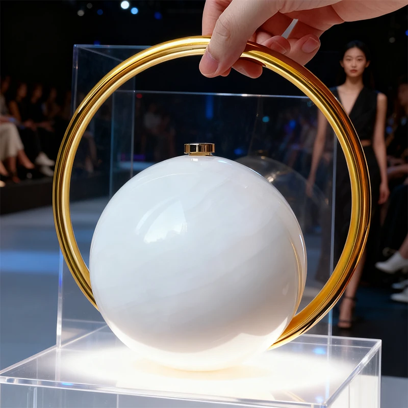 Brand Design Spherical Bowling Bag Elegant Evening Armpit Bag Purse Luxury Marble Pattern Pvc Electroplated Clutch Mini Handbag
Brand Design Spherical Bowling Bag Elegant Evening Armpit Bag Purse Luxury Marble Pattern Pvc Electroplated Clutch Mini Handbag