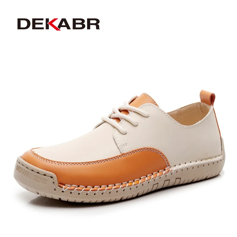 DEKABR Mens Casual Shoes Spring Summer PU Upper Rubber Sole Lace Up Daily Male White Color Footwear
DEKABR Mens Casual Shoes Spring Summer PU Upper Rubber Sole Lace Up Daily Male White Color Footwear