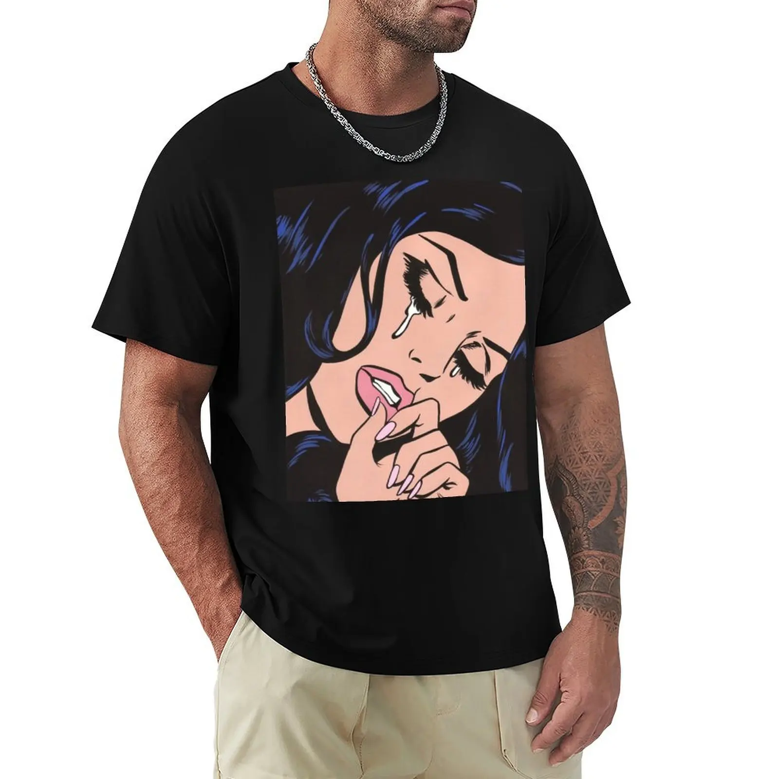 Poster Black Hair Crying - Comic Girl 2024 T-Shirt Big and Tall Loose Fit T-Shirt
Poster Black Hair Crying - Comic Girl 2024 T-Shirt Big and Tall Loose Fit T-Shirt