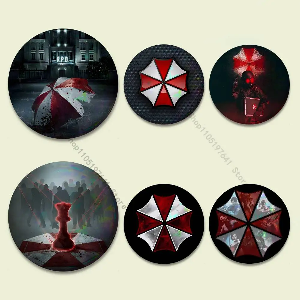 Umbrella Corporation Badges Button Round Creative Pin Brooch Badge Bag Decor Fans Collect Friends Gifts
Umbrella Corporation Badges Button Round Creative Pin Brooch Badge Bag Decor Fans Collect Friends Gifts