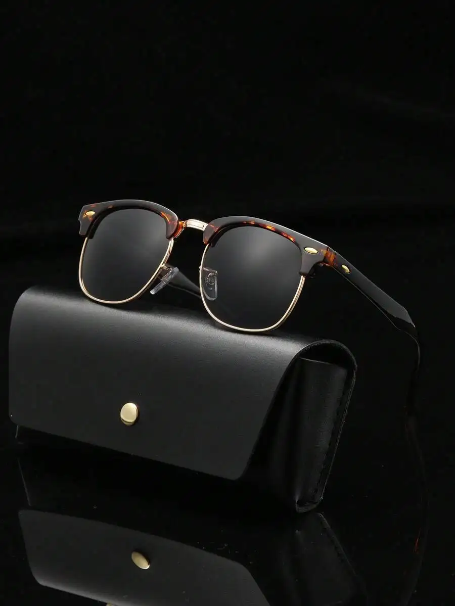 Mens Mixed Metal Frame Polycarbonate Mirrored Gradient Lens Fashion Sunglasses For Street Summer Vacation Outdoor Beach
Mens Mixed Metal Frame Polycarbonate Mirrored Gradient Lens Fashion Sunglasses For Street Summer Vacation Outdoor Beach