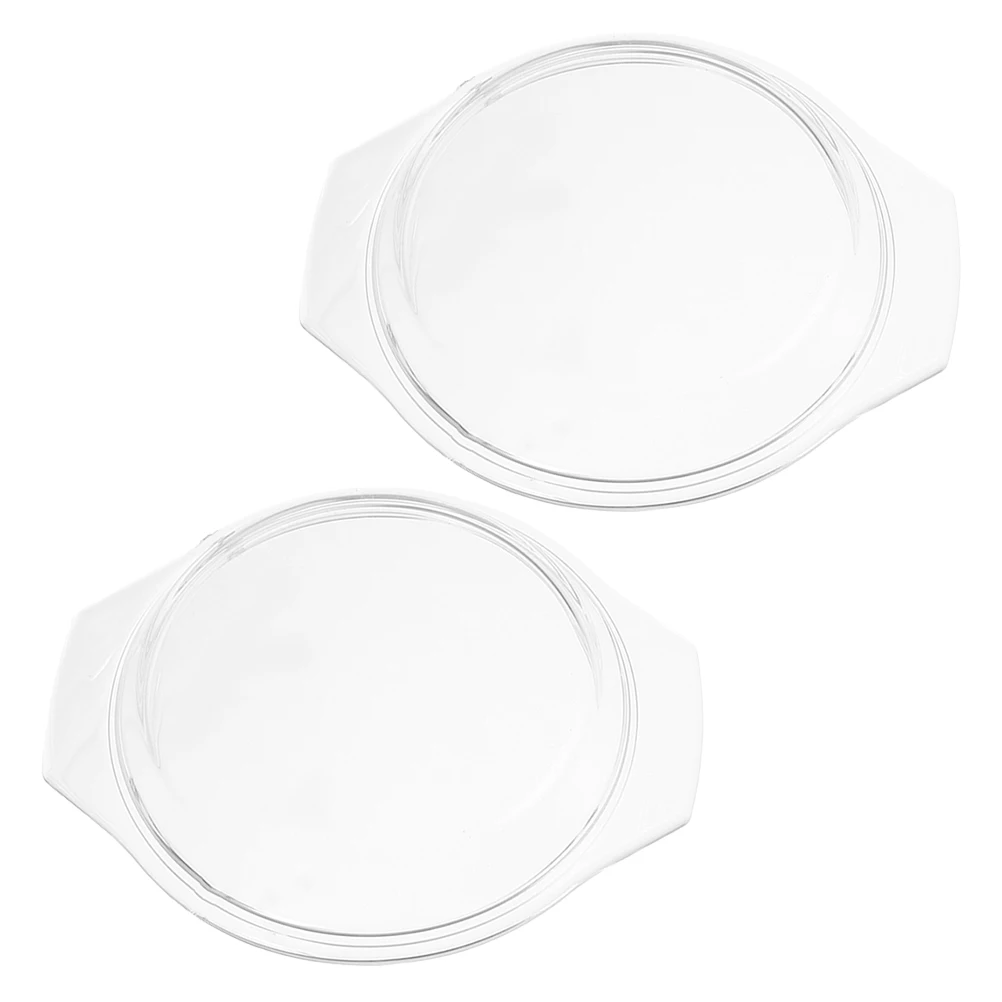 2 Pcs Microwave Oven Glass Lid Dried Fruit Plate Cover for Dessert Food Serving Anti Splash Splatter
2 Pcs Microwave Oven Glass Lid Dried Fruit Plate Cover for Dessert Food Serving Anti Splash Splatter