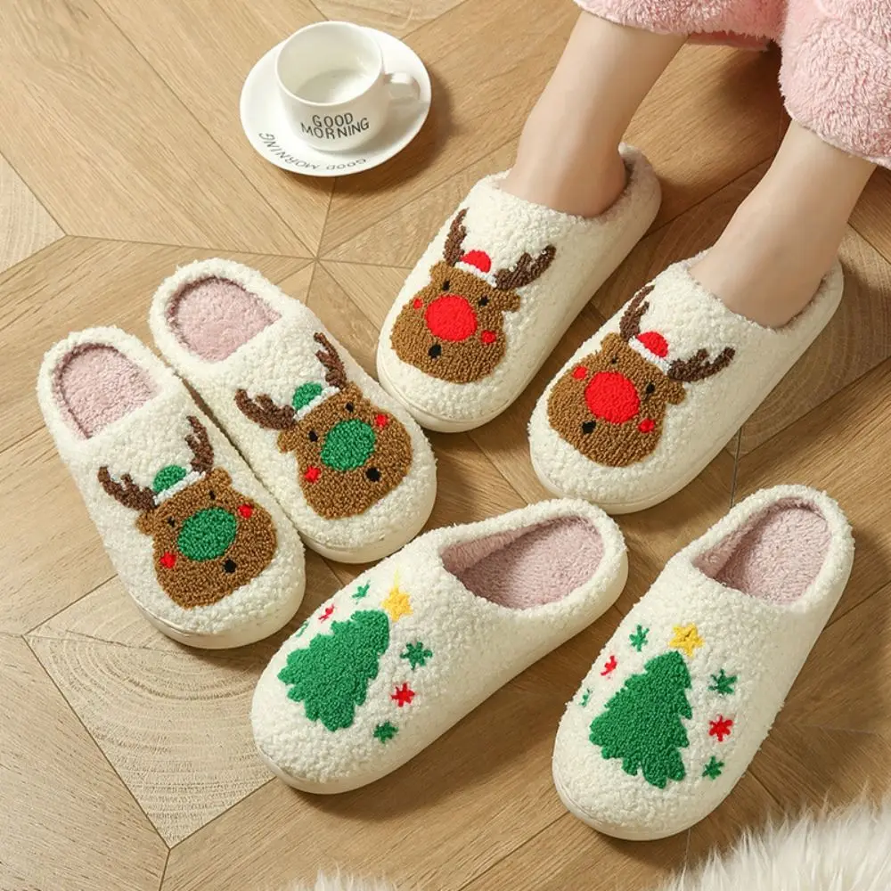 Casual Cute Christmas Slippers Lovely Soft Home Slippers Warm Non-Slip Warm Plush Slides Girls
Casual Cute Christmas Slippers Lovely Soft Home Slippers Warm Non-Slip Warm Plush Slides Girls