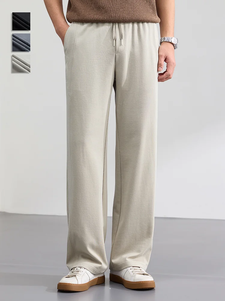 Lyocell Cotton Men's Casual Pants Breathable Straight Leg Loose Fit Elastic Waist Ice Silk Quick Dry Trousers Spring Summer 2026
Lyocell Cotton Men's Casual Pants Breathable Straight Leg Loose Fit Elastic Waist Ice Silk Quick Dry Trousers Spring Summer 2026