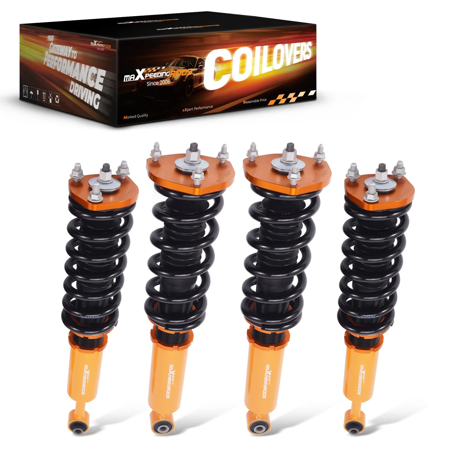 Street Coilover Suspension For Toyota Mark II BLIT JZX110W 2.5IR-V 2.5IR-S 02-07
Street Coilover Suspension For Toyota Mark II BLIT JZX110W 2.5IR-V 2.5IR-S 02-07