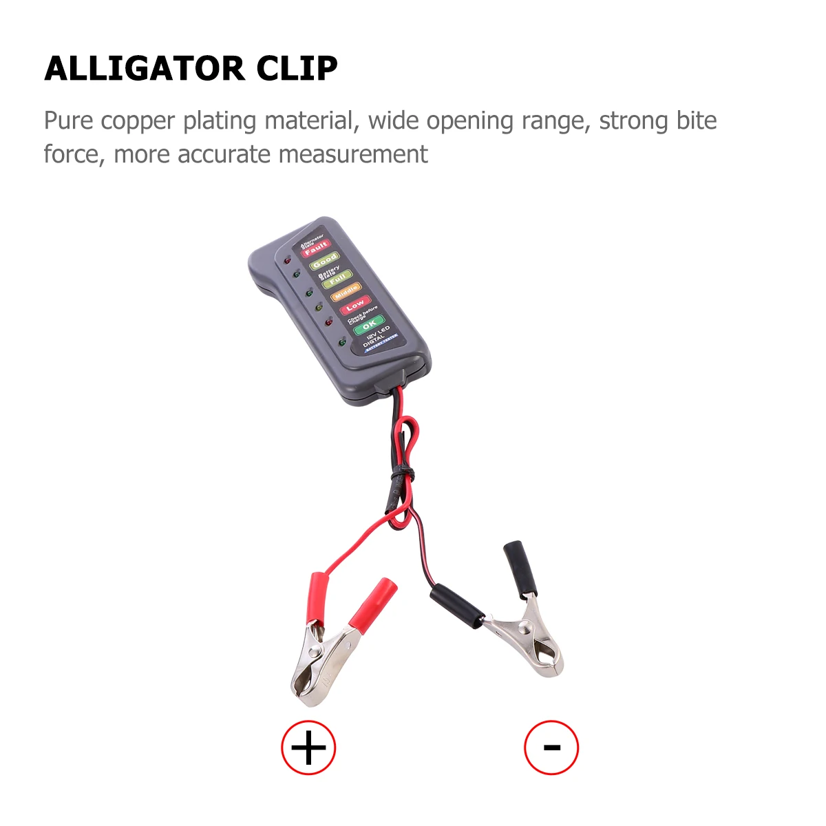 Tester Voltage Analyzer Smart LED ABS Measurer for Motorcycles Six Protections Durable Material Easy Operation Quick
Tester Voltage Analyzer Smart LED ABS Measurer for Motorcycles Six Protections Durable Material Easy Operation Quick