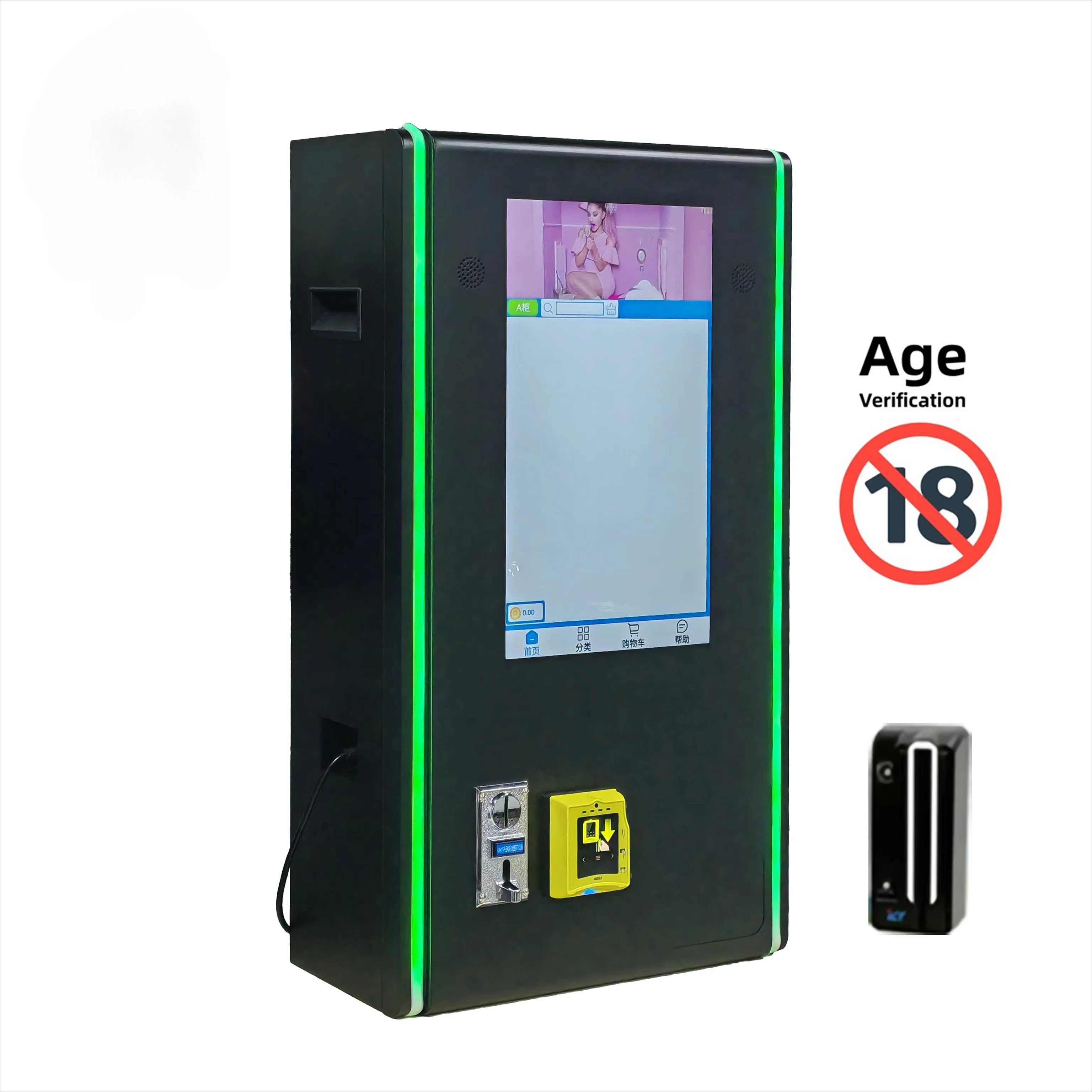 32 Inch Touch Screen Age-Verified Mini Wall-Mounted Vending Machine Card Payment 20-150 Capacity 1-Year
32 Inch Touch Screen Age-Verified Mini Wall-Mounted Vending Machine Card Payment 20-150 Capacity 1-Year
