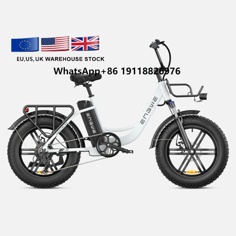 Склад ЕС и США Engwe L20 Электрический велосипед 48v13ah 750/250 Вт 20 дюймов Fat Tires Go Off-road Электрический городской велосипед Шаг для женщин
Склад ЕС и США Engwe L20 Электрический велосипед 48v13ah 750/250 Вт 20 дюймов Fat Tires Go Off-road Электрический городской велосипед Шаг для женщин