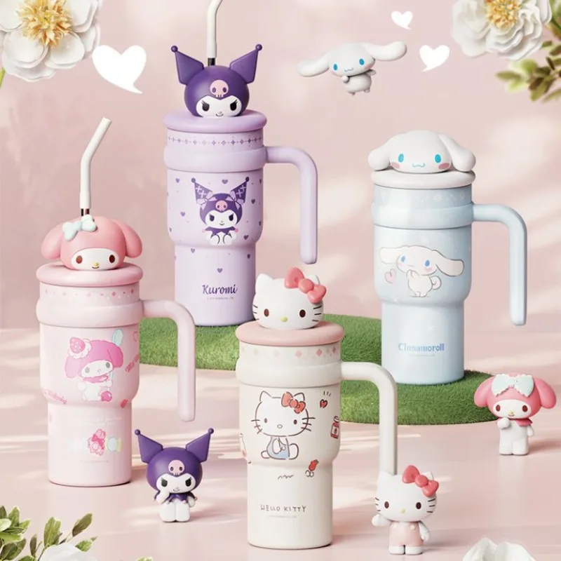 Kawaii Sanrio Hello Kitty Kuromi мультяшный термос Big Mac, новая соломенная чашка для воды большой емкости из нержавеющей стали 316, ценная соломенная чашка для воды
Kawaii Sanrio Hello Kitty Kuromi мультяшный термос Big Mac, новая соломенная чашка для воды большой емкости из нержавеющей стали 316, ценная соломенная чашка для воды