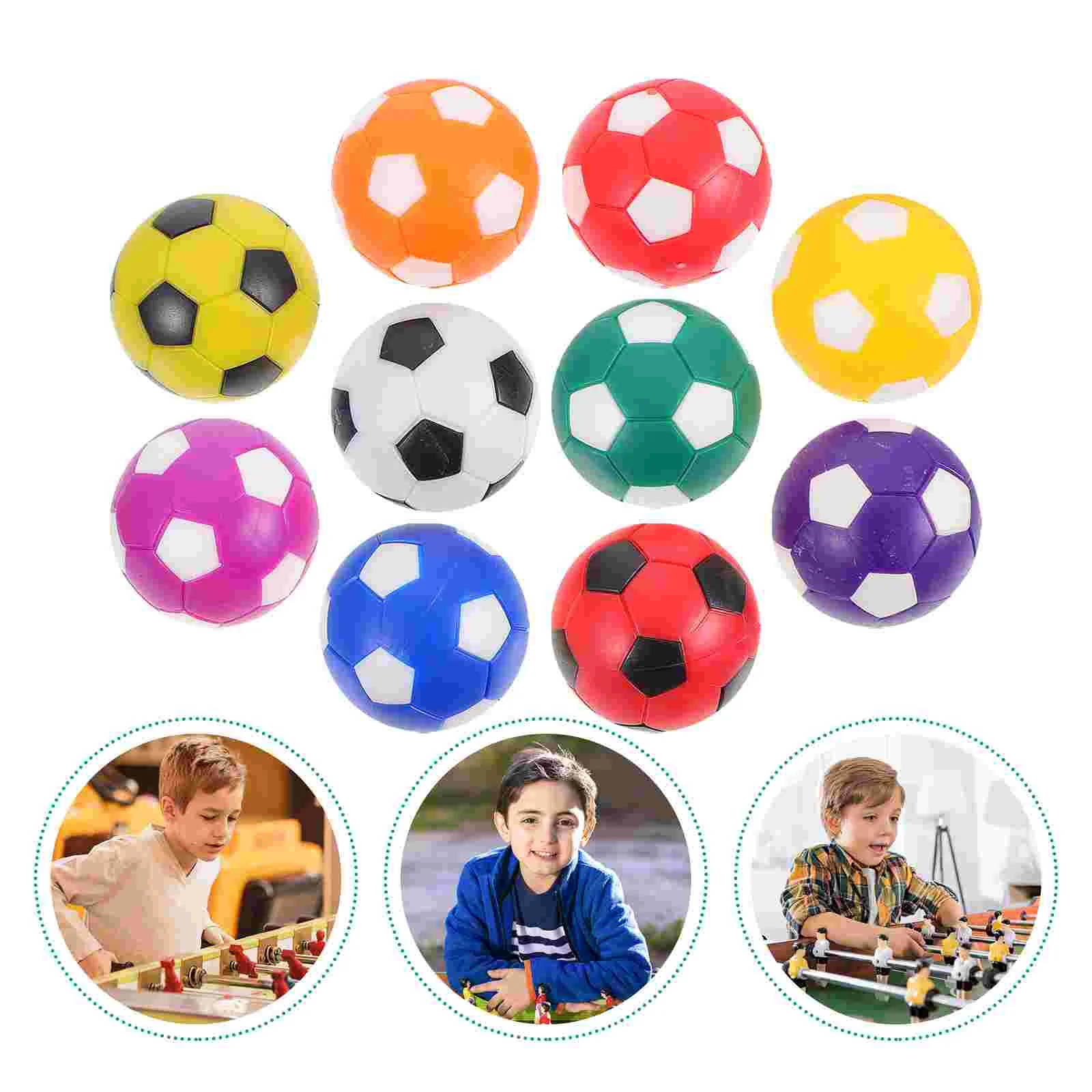 10pcs Plastic Foosball Replacement Balls for Table Football Accessories Mini Colored Kids Soccer Game Safe Vivid Design
10pcs Plastic Foosball Replacement Balls for Table Football Accessories Mini Colored Kids Soccer Game Safe Vivid Design