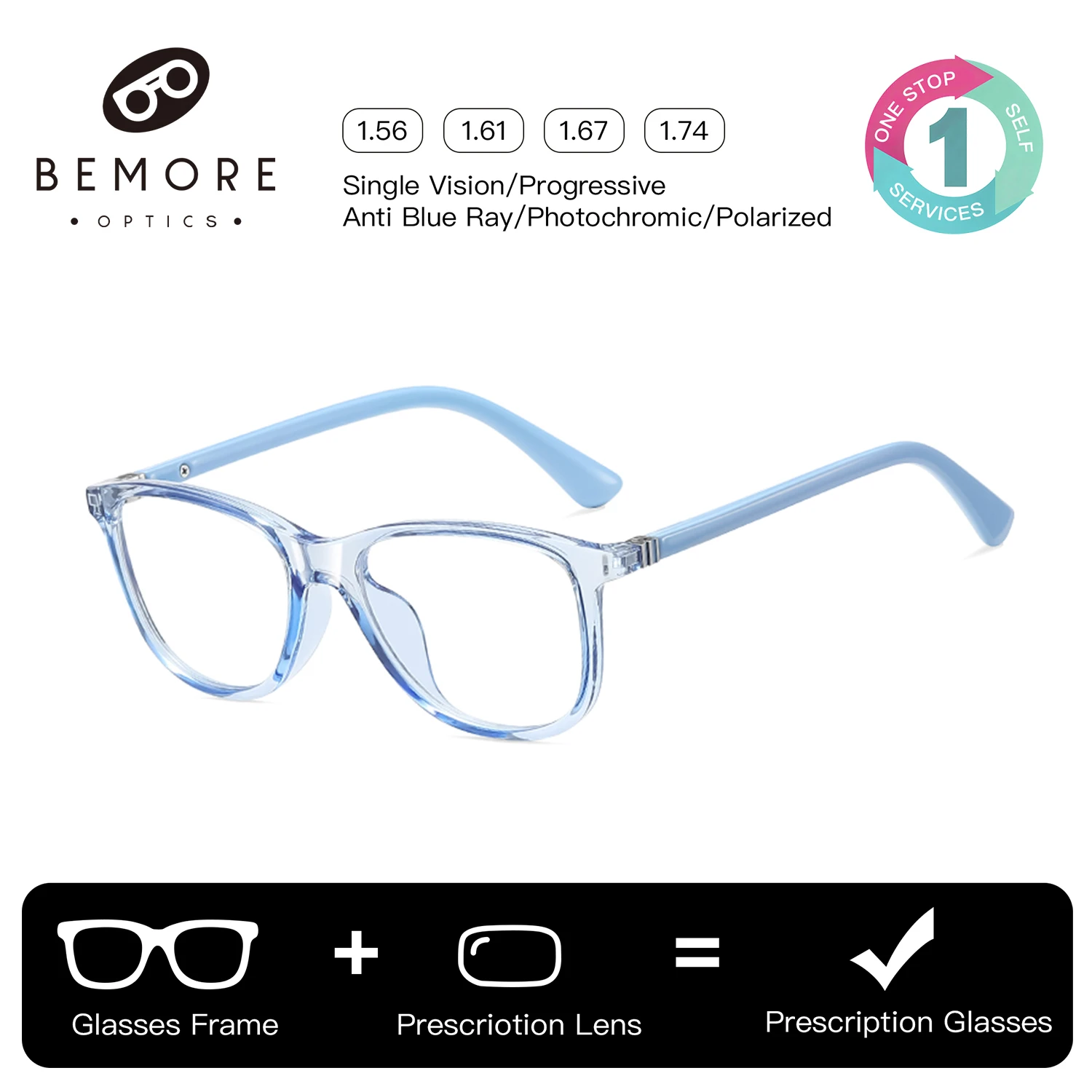 Очки BEMORE Square Acetate для девочек, фотохромные, с защитой от синего света, оптические, для детей, от близорукости
Очки BEMORE Square Acetate для девочек, фотохромные, с защитой от синего света, оптические, для детей, от близорукости