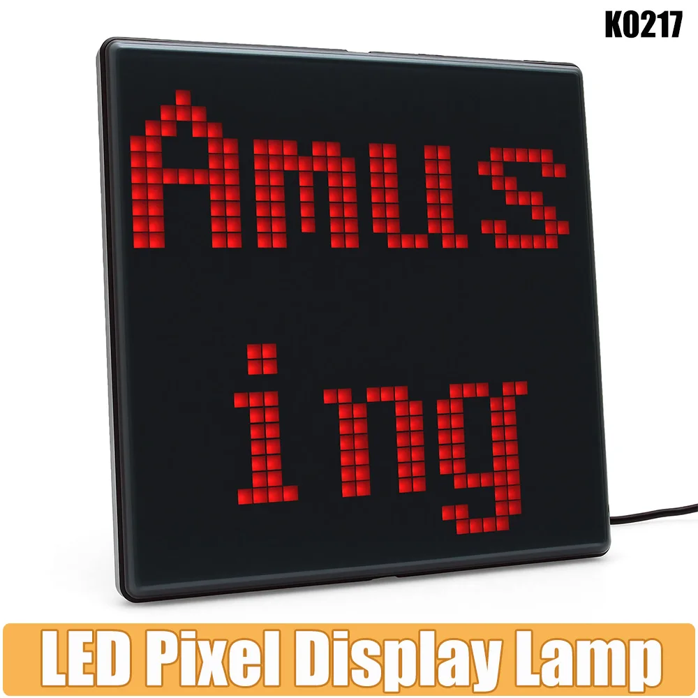 LED Pixel Display 64x64 32X32 16X16 RGB LED Matrix Panel Lamp Programmable Art APP Control Creative Pixel Screen Night Light
LED Pixel Display 64x64 32X32 16X16 RGB LED Matrix Panel Lamp Programmable Art APP Control Creative Pixel Screen Night Light