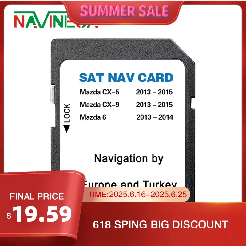 SD Navi Card Европа Великобритания Турция Карта для Mazda 6 2013-2014 Автомобильная навигация Sat Nav с противотуманным воспламенителем 8 ГБ
SD Navi Card Европа Великобритания Турция Карта для Mazda 6 2013-2014 Автомобильная навигация Sat Nav с противотуманным воспламенителем 8 ГБ