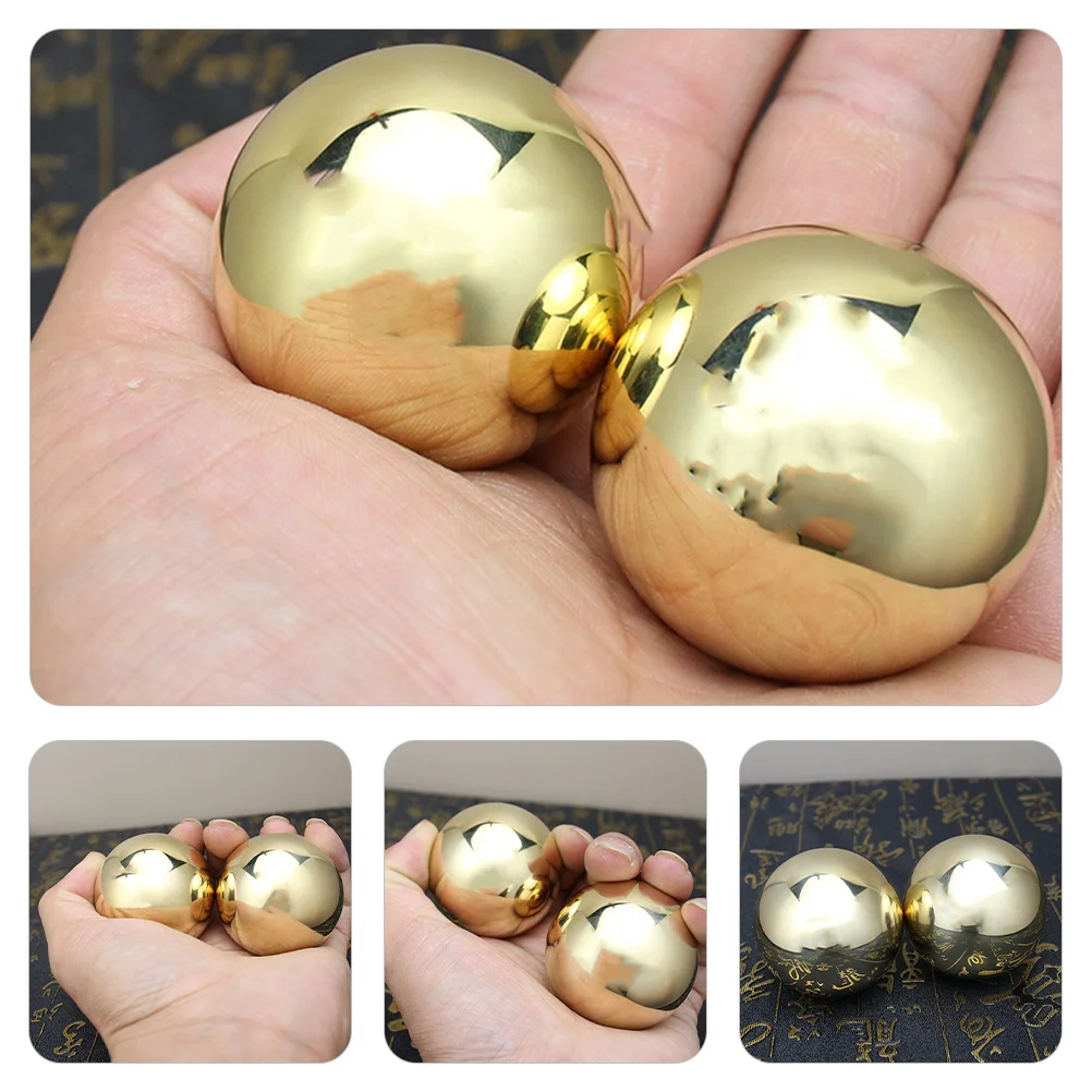 Brass Hand Massage Balls Smooth Portable Palm Relaxing Ball For Muscle Tension Relief Stress Relaxation Hand Exercise
Brass Hand Massage Balls Smooth Portable Palm Relaxing Ball For Muscle Tension Relief Stress Relaxation Hand Exercise