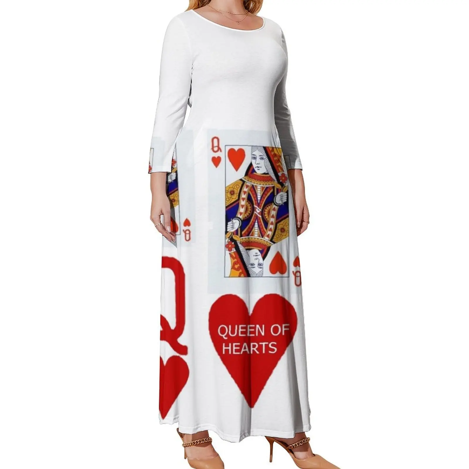 RED QUEEN OF HEARTS CARD DESIGN Long Sleeved Dress Women's evening dress Dress for girls
RED QUEEN OF HEARTS CARD DESIGN Long Sleeved Dress Women's evening dress Dress for girls