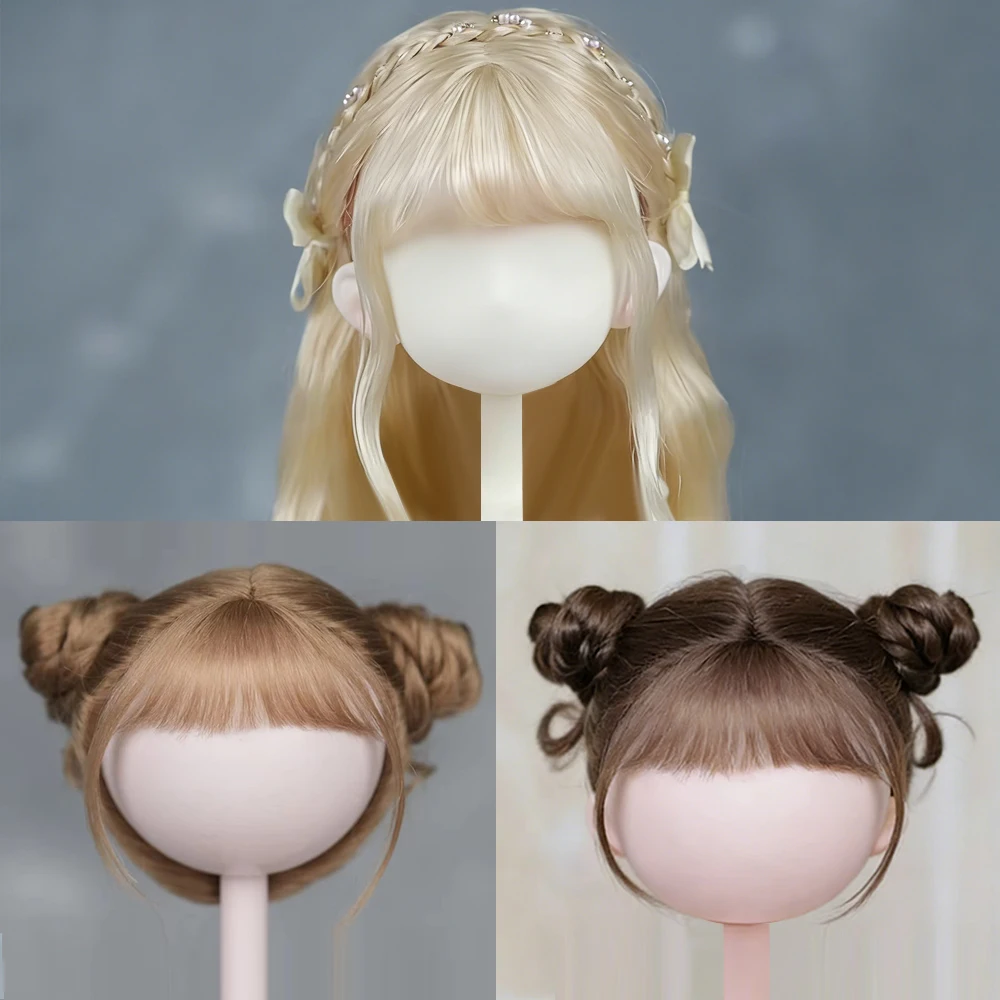 New 30cm Dolls Cute Wig Fashion Shawl Long Hair Curl for 6-7 Inch Head Circumference 1/6 BJD Doll Accessories Toys Kawai Hair
New 30cm Dolls Cute Wig Fashion Shawl Long Hair Curl for 6-7 Inch Head Circumference 1/6 BJD Doll Accessories Toys Kawai Hair