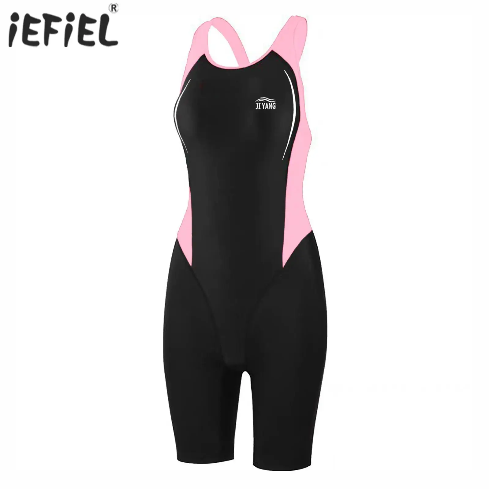 Womens Swim Leotard One Piece Athletic Swimsuit Scoop Neck Sleeveless Open Back Swimwear Diving Wetsuit Surfing Bathing Suit 
Womens Swim Leotard One Piece Athletic Swimsuit Scoop Neck Sleeveless Open Back Swimwear Diving Wetsuit Surfing Bathing Suit