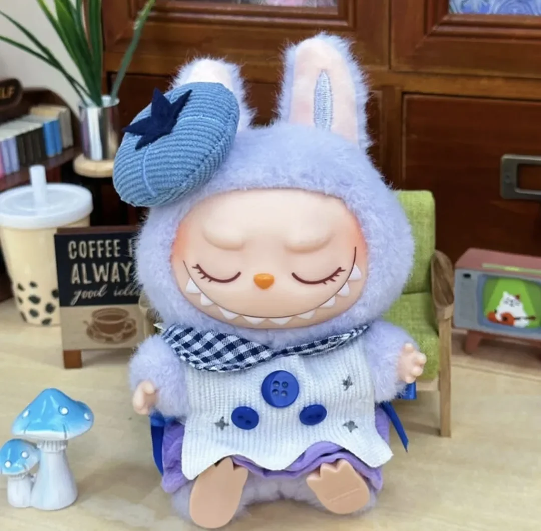 Для 15 см плюшевых кукол Labubu, аксессуары Labubu, яблочный торт и черничный торт, костюм, аксессуары Labubu
Для 15 см плюшевых кукол Labubu, аксессуары Labubu, яблочный торт и черничный торт, костюм, аксессуары Labubu