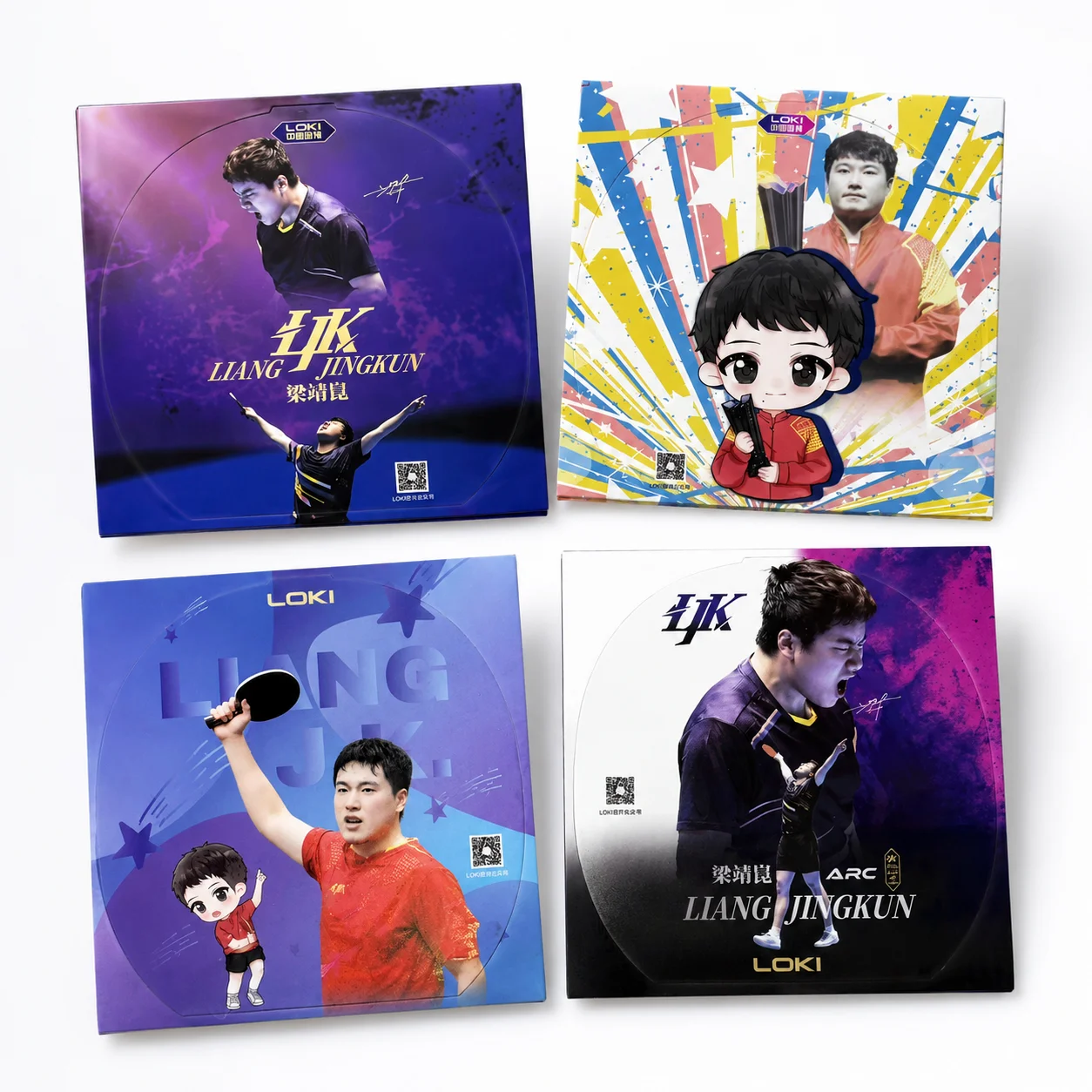 Original Loki Liang Jingkun Rubber Film 4PCS Table Tennis Protective Film Protector Rubber Ping Pong Paddle Bat Set Accessories
Original Loki Liang Jingkun Rubber Film 4PCS Table Tennis Protective Film Protector Rubber Ping Pong Paddle Bat Set Accessories