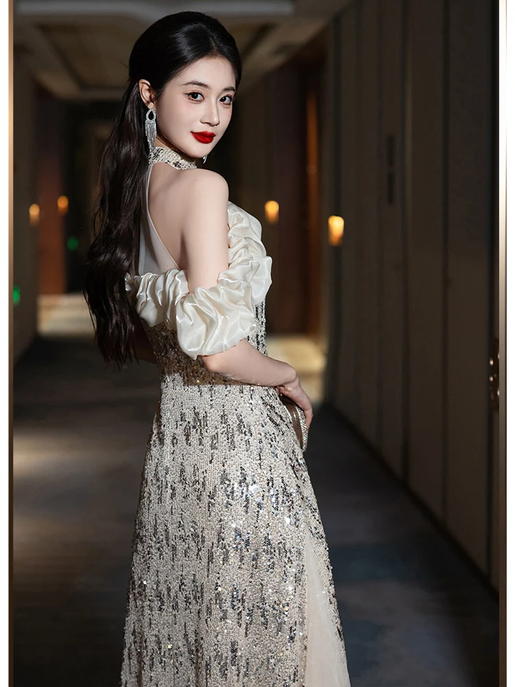 Stunning Evening Gown Women's 2025 New High-End Sensation Ball Personali Engagement Host Dr Luxury mat
Stunning Evening Gown Women's 2025 New High-End Sensation Ball Personali Engagement Host Dr Luxury mat