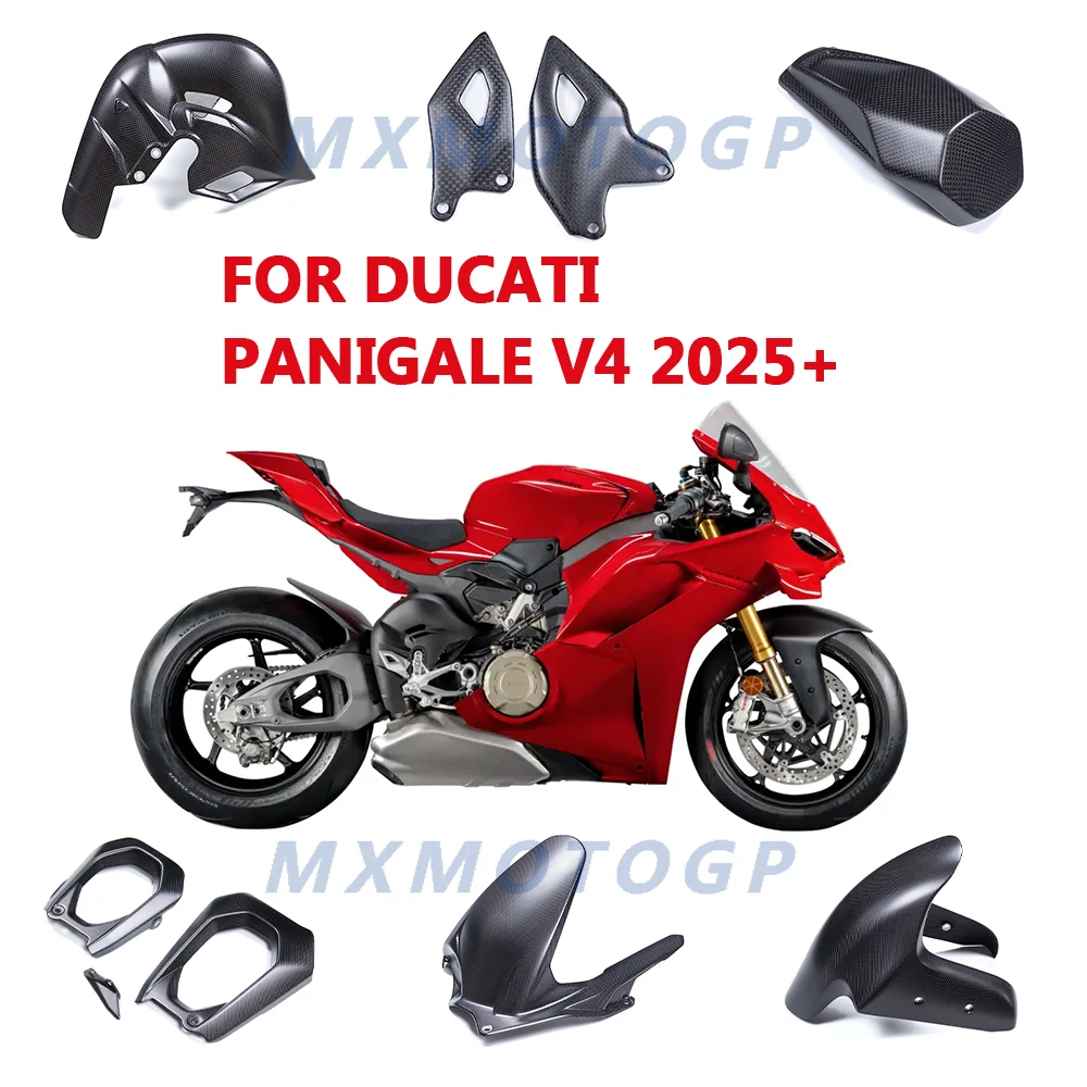 2025 For Ducati Panigale V4 100% Carbon Fiber Fender Swingarm Lower Side Panels Full Fairing Kits Motorcycle Accessories
2025 For Ducati Panigale V4 100% Carbon Fiber Fender Swingarm Lower Side Panels Full Fairing Kits Motorcycle Accessories
