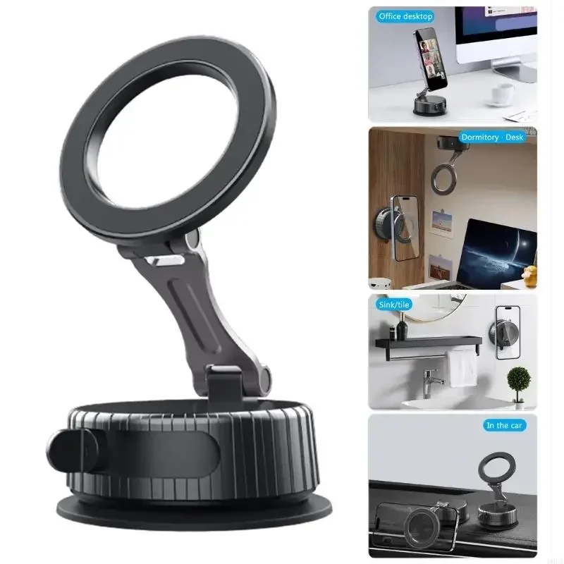 Double Sided Suction Cup Magnetic Phone Holder Lazy Multi-functional Foldable Storage Holder Vacuum Suction Phone Holder For Car
Double Sided Suction Cup Magnetic Phone Holder Lazy Multi-functional Foldable Storage Holder Vacuum Suction Phone Holder For Car