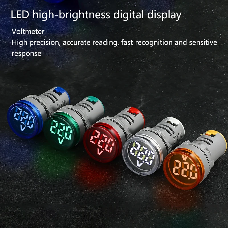 PioneerDetect new mini digital AC voltmeter is a universal digital display with a 50V-500V indicator light aperture of 22mm
PioneerDetect new mini digital AC voltmeter is a universal digital display with a 50V-500V indicator light aperture of 22mm