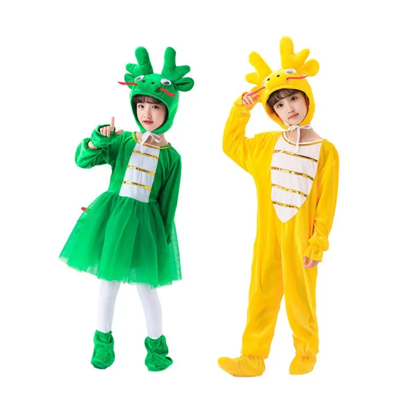 Children's Small Green Dragon Performance Costume Halloween Cosplay Snake Zodiac Dragon Descendant Dance Performance Clothes
Children's Small Green Dragon Performance Costume Halloween Cosplay Snake Zodiac Dragon Descendant Dance Performance Clothes