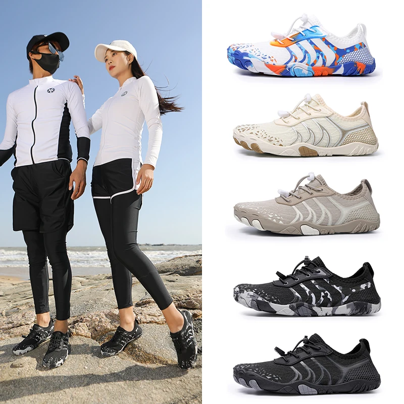 Men Women Print Water Sports Shoes Fast Drainage Breathable Barefoot Beach Shoes Non Slip Outsole for Pool Lake Surfing Fitness
Men Women Print Water Sports Shoes Fast Drainage Breathable Barefoot Beach Shoes Non Slip Outsole for Pool Lake Surfing Fitness