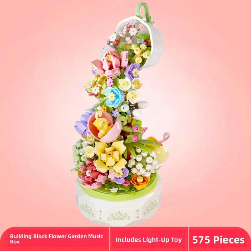 Креативная сборная музыкальная шкатулка, игрушка со светом, пара, подарок на день рождения для девочек, цветущий цветок, головоломка, Blos, украшения для рабочего стола
Креативная сборная музыкальная шкатулка, игрушка со светом, пара, подарок на день рождения для девочек, цветущий цветок, головоломка, Blos, украшения для рабочего стола