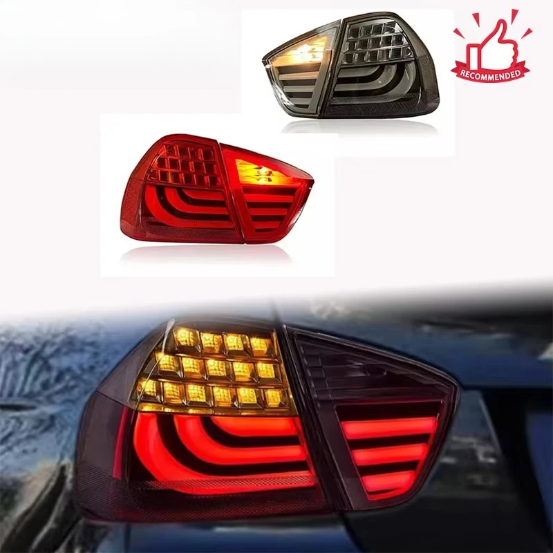 Auto Full LED Taillight Assembly for 3 Series E90 2005-2008 Tail Lights Plug and Play
Auto Full LED Taillight Assembly for 3 Series E90 2005-2008 Tail Lights Plug and Play