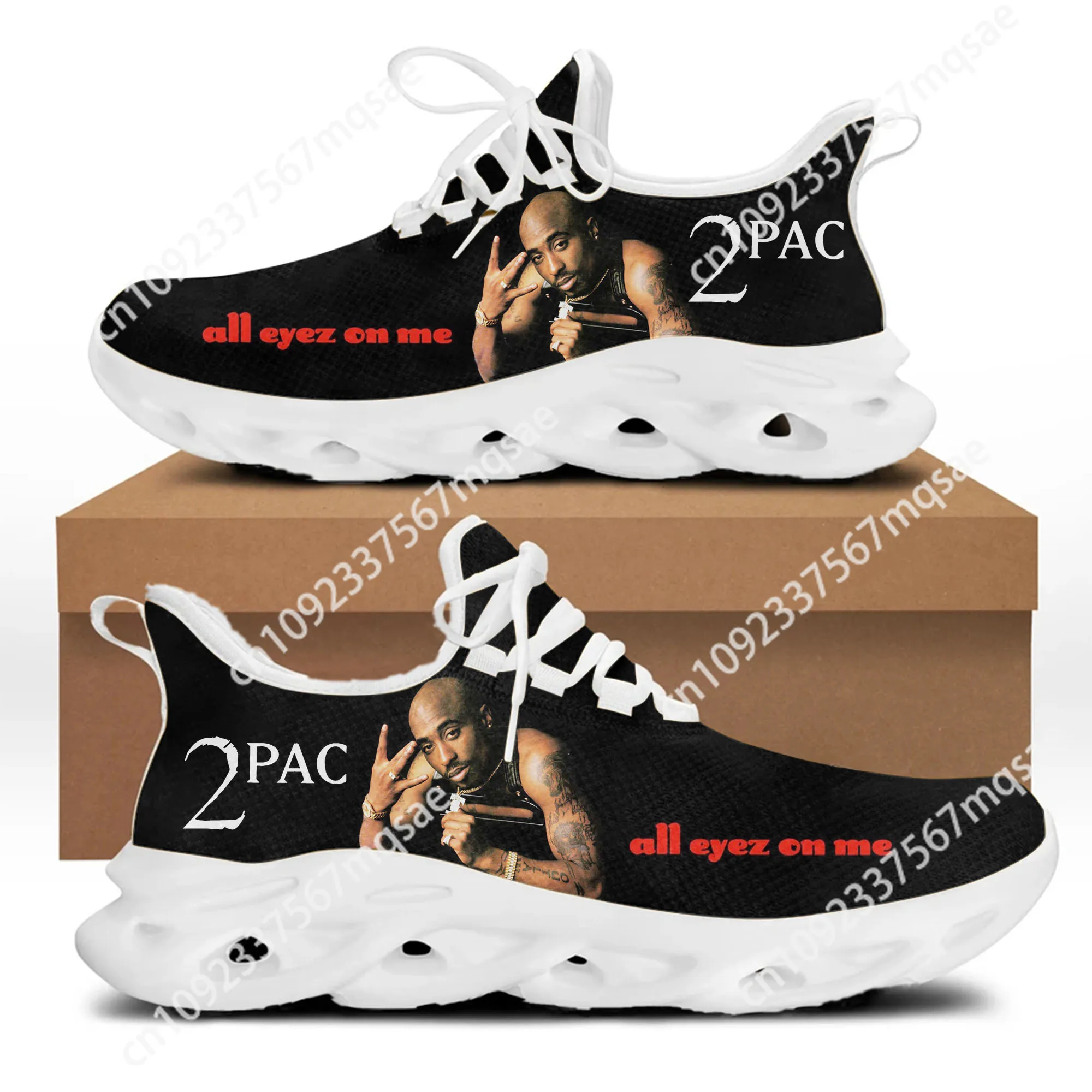 Rap 2Pac Tupac Flats Sneakers Mens Womens Sports Running Shoes All Eyez on Me High Quality DIY Sneaker Custom Made Shoe
Rap 2Pac Tupac Flats Sneakers Mens Womens Sports Running Shoes All Eyez on Me High Quality DIY Sneaker Custom Made Shoe
