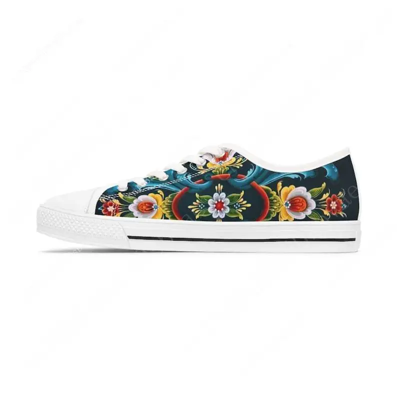 Rosemaling Telemark Low Top Shoes Men Women Teenager Sneakers Canvas High Quality Sneaker Casual Customized Couple Shoe
Rosemaling Telemark Low Top Shoes Men Women Teenager Sneakers Canvas High Quality Sneaker Casual Customized Couple Shoe